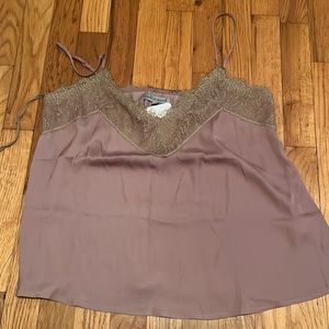 NWT Mauve Lace tank